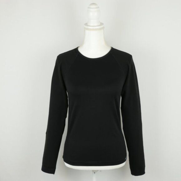 Patagonia Women's Large Black Capilene Mid Weight Long Sleeve Athletic Top - Picture 1 of 6